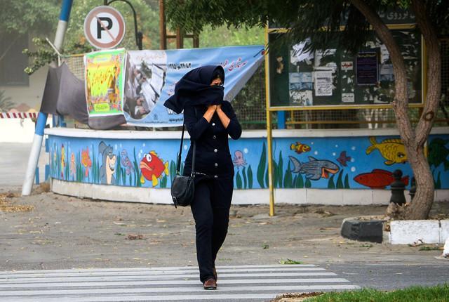 وزش باد شدید در تهران وزش باد شدید در تهران