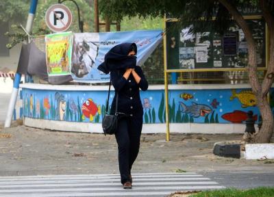 وزش باد شدید در تهران