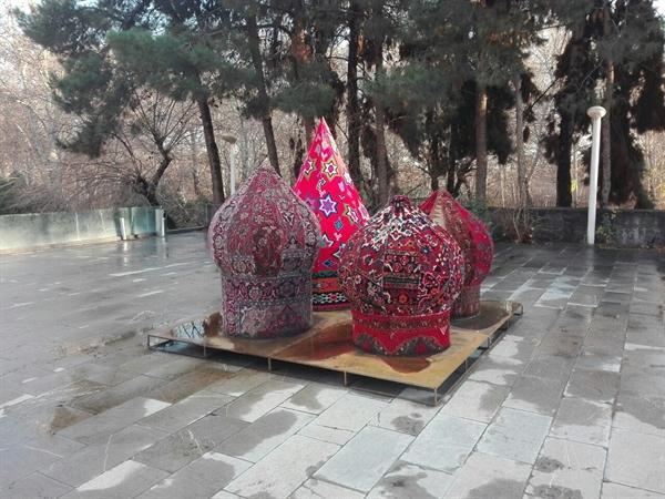 نمایش گنبد ایدری در موزه فرش ایران