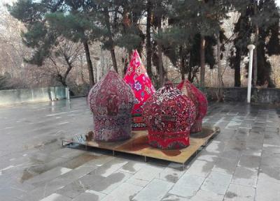 نمایش گنبد ایدری در موزه فرش ایران
