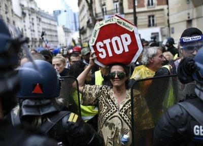 تظاهرات گسترده فرانسوی ها علیه سیاست های ماکرون