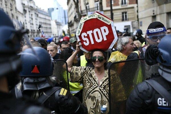 تظاهرات گسترده فرانسوی ها علیه سیاست های ماکرون